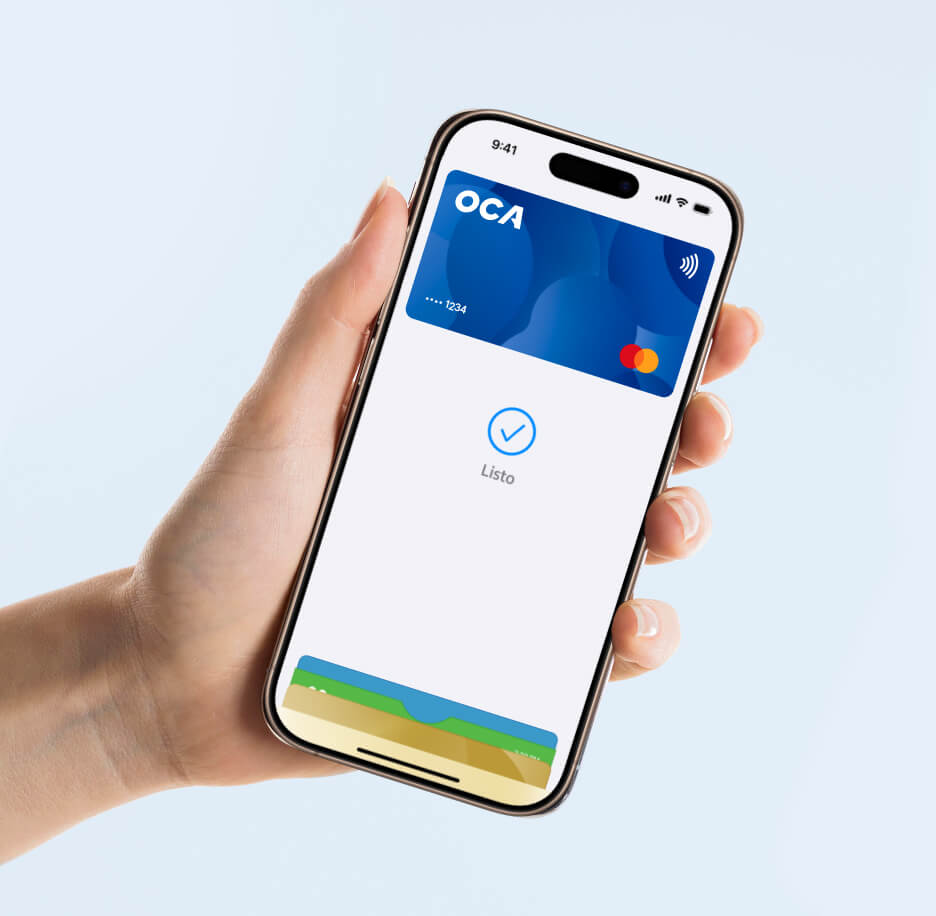 Imagen de la interface de Apple Pay